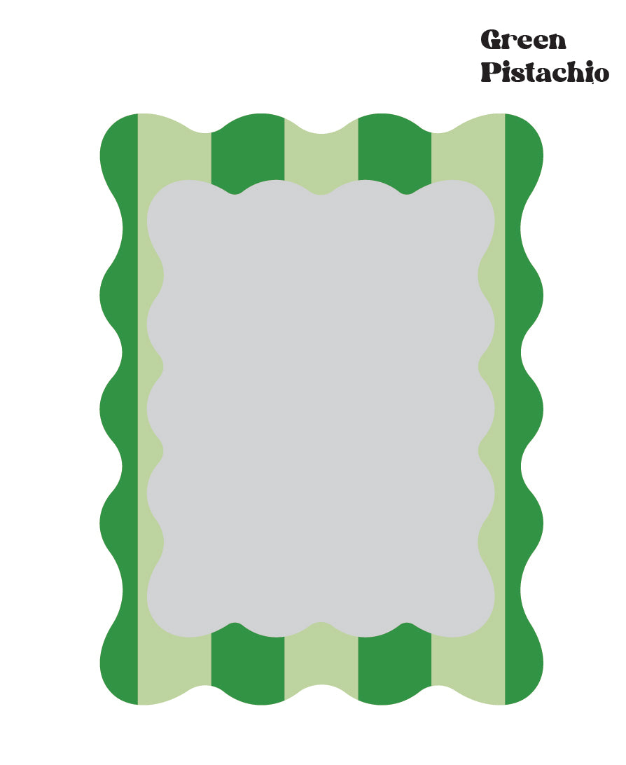 Hey gorgeous Bold Wavy Stripe Mirror