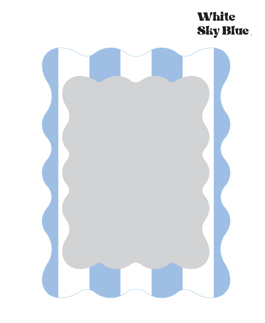 Hey gorgeous Bold Wavy Stripe Mirror