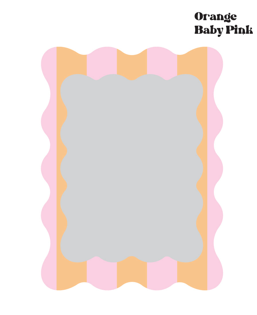 Hey gorgeous Bold Wavy Stripe Mirror