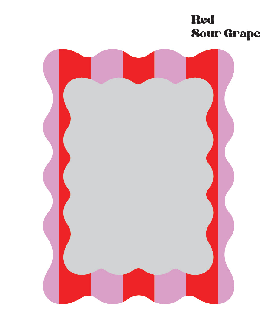 Hey gorgeous Bold Wavy Stripe Mirror