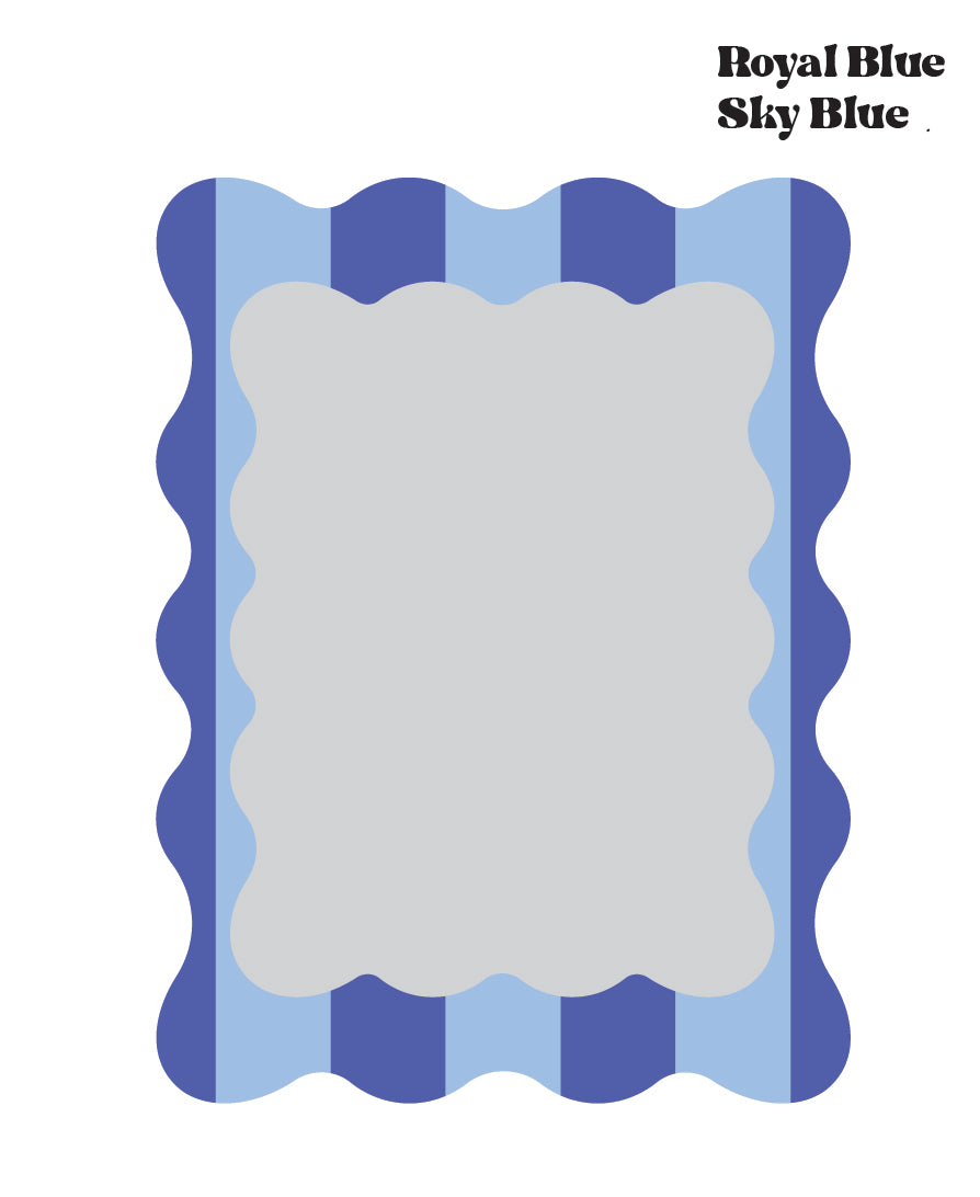 Hey gorgeous Bold Wavy Stripe Mirror