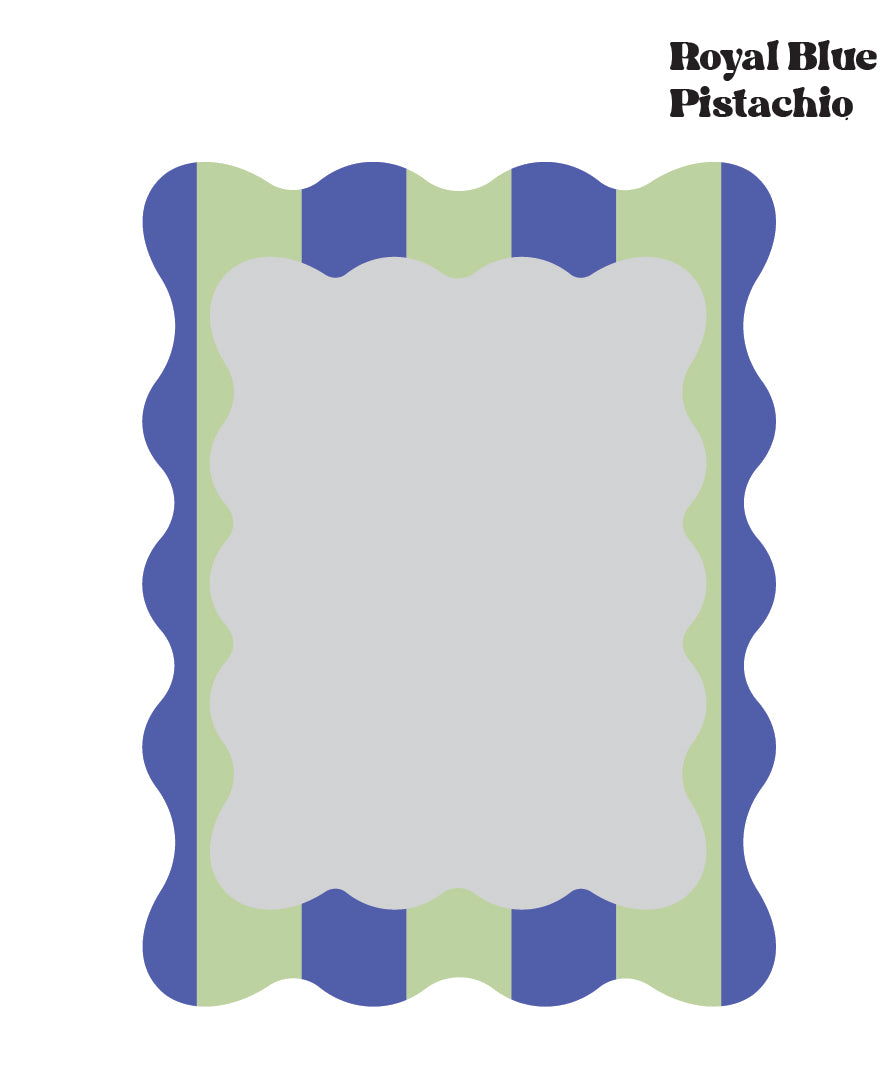 Hey gorgeous Bold Wavy Stripe Mirror